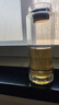雷德夫（LEIDFOR）G22 双层玻璃杯男士 新款茶水分离茶杯水杯 玫瑰金 500ml 实拍图