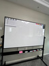 比比牛 H型支架式白板90*150cm 办公培训白板架 黑色双杠 可升降翻转 BBNV-D90150 实拍图
