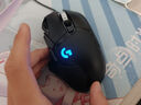 罗技（G） G502 HERO主宰者 有线鼠标 游戏鼠标 吃鸡鼠标 电竞鼠标宏编程可配重HERO引擎 礼盒送男友 G502H-云樱粉+鼠标垫+防滑贴+鼠标盒 实拍图