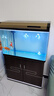 松宝中大鱼缸客厅家用落地懒人生态免换水带柜子一体自循环金鱼水族箱 80CM鱼缸(含显示屏)+木柜 实拍图
