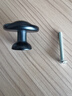 汇泰龙（Hutlon） 拉手橱衣柜门把手黑色现代简约欧式新中式柜子单孔小拉手 D款 单点式 826005 实拍图
