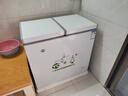 YO【一级能效】冰柜家用小型冷柜大容量保温柜立式冷藏冷冻展示柜双温无霜商用冷藏柜两用卧式电冰箱 冷藏冷冻双温 202L 丨一级能效丨冻肉约200斤 实拍图