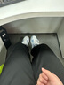 李宁（LI-NING）运动套装男夏季冰丝短袖T恤运动裤训练跑步两件套休闲速干长裤 【常规款】立领外套+运动裤 L 实拍图