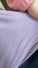 徽昂运动套装瑜伽服套装跑步运动服健身速干衣t恤拼网短袖束脚裤紫M 实拍图