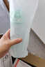 膳魔师（THERMOS）Tritan塑料水杯夏季男女运动瓶户外露营便携随行杯带提手茶杯TCSD 薄荷绿700ml 实拍图