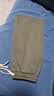 名创优品（MINISO）裤子男春季重磅小脚卫裤青少年运动潮流百搭休闲长裤 灰绿 2XL 实拍图