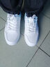 回力（Warrior）官方男鞋板鞋秋季透气小白鞋子男士皮面运动鞋男百搭休闲鞋白蓝40 实拍图