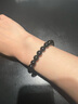 黑曜石手串男乌金黑水晶玛瑙手串珠手链男女盘珠好运元旦礼物 8mm 实拍图