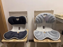 NGTstyle护腰坐垫 人体工学办公室靠垫 久坐神器 靠背学生坐姿椅四季通用 黑色·升级加大款【可承重300斤】 实拍图