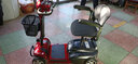 杰牛老年人代步车电动车四轮车老人代步车残疾人电动轮椅家用电瓶车 【JD00C单座】12A铅酸/250W电机 实拍图