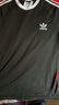 阿迪达斯 （adidas）三叶草男女款 3-STRIPES TEE 短袖 KB2459 黑色 XL 实拍图