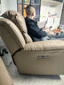 芝华仕（CHEERS）头等舱智能椅皮单椅摇按摩单人沙发小摩方30320棕【京仓闪发】 实拍图
