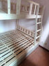 筱环【送货上门包安装】上下床儿童实木床上下铺双层小孩高低子母床 单梯款+双抽+天然椰棕床垫*2 上铺宽140下铺宽160-全实木 实拍图