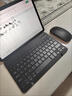 栢启歆无线蓝牙键盘鼠标套装 适用ipad小米华为苹果VIVOPPO平板小女生妙控办公静音手机笔记本电脑外接 10寸无线键盘黑色+双模蓝牙鼠标【送数据线】 实拍图