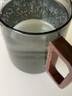南山先生玻璃杯带把带盖便携泡茶杯茶水分离大容量办公杯带柄家用绿茶杯子 深空杯 不带过滤 实拍图