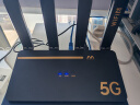 烁盟巴龙芯5g cpe移动路由器RedCap免插卡企业级随身wifi6 cpe转有线转wifi免拉宽带千兆网口直播上网 【5G旗舰版+黑色】展锐5G+八核四天线 实拍图