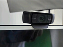 罗技（Logitech）C922 高清网络摄像头 直播会议网课摄像头 视频通话 电脑笔记本家用摄像头 1080P 带麦克风 实拍图