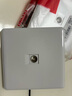德力西(DELIXI)开关插座面板 CD815系列 有线TV电视插座 QSE86TV 实拍图