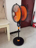 方帅双头电风扇360度旋转 双向风扇新款落地扇商用工业强力大风力电扇 16寸橙色/旋钮-双面可单控/501# 实拍图
