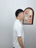 罗蒙【父亲节礼物】冰丝短袖t恤男夏季薄款男士透气polo翻领衫半袖 藏青+灰蓝 XL (建议125-140斤) 实拍图