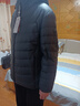 坦博尔轻薄羽绒服男秋冬时尚保暖宽松连帽短款防寒外套TF236209 夜影蓝 XL (175/92A) 实拍图