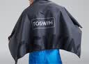 拓胜（TOSWIM）游泳速干浴巾温泉吸水巾男女成人披风运动健身旅行毛巾快干 粼粼水痕【160*80cm】 实拍图