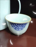 奈迅茶杯陶瓷功夫茶具品茗杯青花主人杯单杯手绘白瓷紫砂杯子 富贵花开茶杯 200mL以下 实拍图