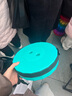 拜杰户外折叠凳子伸缩凳彩虹凳户外钓鱼便携式小凳子塑料凳圆凳马扎 绿色【自由伸缩】 实拍图