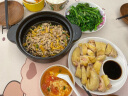 奥美优（AOmeiyou）子母盘菜盘饺子盘简约精致高级感餐盘带醋碟虾盘白色盘子 实拍图