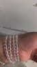 石传百世天然白水晶手串男女款108颗佛珠手串水晶玛瑙情侣手链生日礼物 实拍图