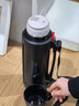 富光富光保温水壶304不锈钢保温壶大容量户外便携暖壶车载旅行壶杯子 黑色 1900ml （扣拉内盖带锁） 实拍图