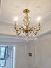 奥施洛欧式全铜水晶吊灯简欧客厅大气奢华别墅大吊灯法式轻奢高档灯饰 6头 实拍图