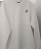 特步（XTEP） 卫衣男装套头t恤衫夏季休闲运动服饰男士保暖打底宽松大码跑步服 白色-logo基础圆领-不加绒 L /175 -现货速发 实拍图