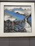 琅櫃坊手绘山水国画玄关水墨画办公室茶室高山流水中式装饰画名家书画 A-山中早春 画芯加框90-90CM 实拍图