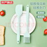 京严精选 烘焙工具硅胶油刷子食品用不粘铲耐高温刮刀烧烤刷油毛刷不掉毛 店长推荐【刮刀+油刷】2件套 实拍图