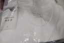 300G重磅纯棉不透宽松版型短袖T恤男夏季纯色宽松半袖打底衫 白色-【300g纯棉重磅】宽松款 2XL 实拍图