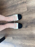 CHARLES&KEITH珠链绊带饰低跟凉鞋玛丽珍鞋女鞋子女CK1-70900382 CK1-70900382-2粉白色 38 实拍图