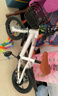 儿童自行车2-6-9岁学生车男生女生14-16寸脚踏车单车带辅助轮可坐 儿童自行车白色+后座+闪光辅轮 14寸（发货已安装85%） 实拍图