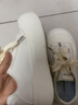 达芙妮官方厚底小白鞋女2025爆款女鞋软萌大头鞋子女休闲百搭帆布鞋女 云朵白【粗跟带-5cm显高厚底】 37 实拍图
