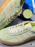 adidas「T头鞋」STADT经典时尚薄底运动板鞋男女阿迪达斯三叶草 绿色/乳白色/树脂黄(推荐女生选小半码)   40.5 实拍图