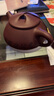 古悦堂 宜兴名家纯全手工紫砂壶工艺师茶壶茶具 君子石瓢壶 大号300毫升 300ml 实拍图