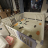 贝博氏babybox爬爬垫婴儿宝宝塑料围栏爬行垫组合+XPE折叠垫2CM 实拍图