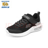 Skechers斯凯奇儿童运动鞋男童透气网鞋时尚魔术贴大童跑步鞋403748L 实拍图