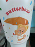 BABLOV儿童保温杯学生吸管防漏水杯316不锈钢牛奶杯便携手提随行杯子 实拍图