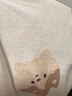 猫人（MiiOW）【防螨抗菌纯棉】女士睡衣女带胸垫可爱印花套头米白L 实拍图