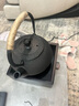 领艺茶壶煮茶器电陶炉煮茶壶铸铁壶相思木电陶炉配雨霖铃铁壶900ml 实拍图