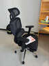 网易严选半佛推荐 小蛮腰双背人体工学椅转椅 办公椅电脑椅 【S9pro】黑色有搁脚(尼龙五角脚) 实拍图