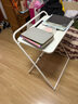 SKAAN折叠书桌简易家用办公写字学习小桌子卧室床头笔记本电脑桌折叠桌 S码60x40cm 白色 (免安装) 实拍图