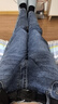 真维斯（Jeanswest）牛仔裤男春夏季新款直筒宽松休闲长裤男弹力高端百搭阔腿裤子男 蓝色 32 (2尺5) 实拍图
