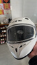 YOHE新国标A类摩托车头盔男士电动车安全帽四季通用骑行机车全盔Y70 奶白 中  实拍图